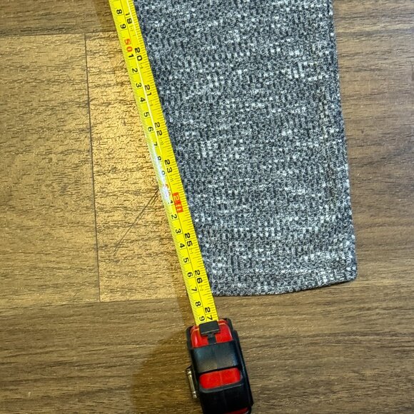 Gymshark Thermal Pants Women’s M Heather Gray Workout Activewear Cozy Stretch - Picture 3 of 6